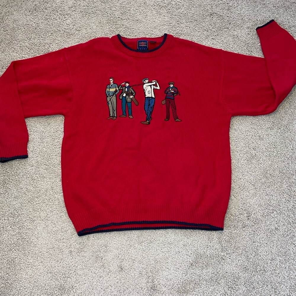 Cotton Traders Sport Golf Cotton Sweater